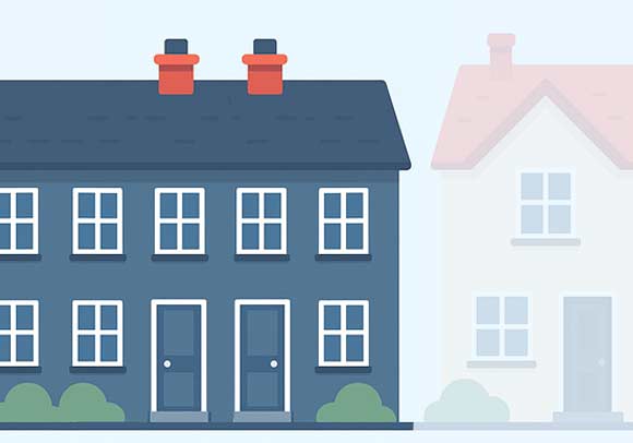 rijwoning gevelreiniging